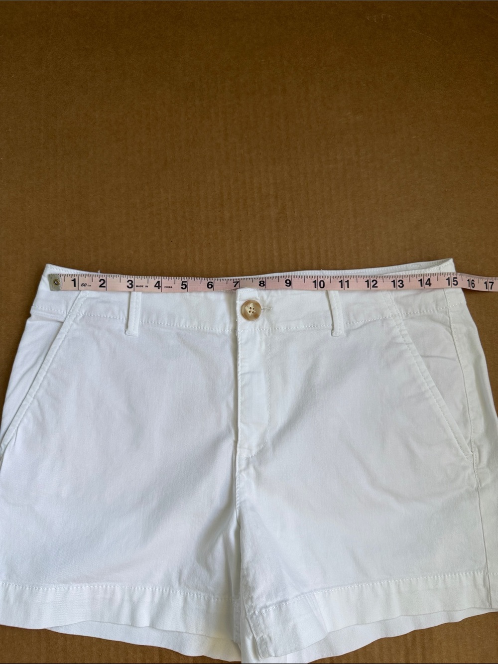 LOFT White The Monroe 4” Shorts - Picture 5 of 7